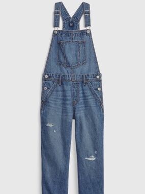 Gap Loose Distressed Overalls for Kids/Teens